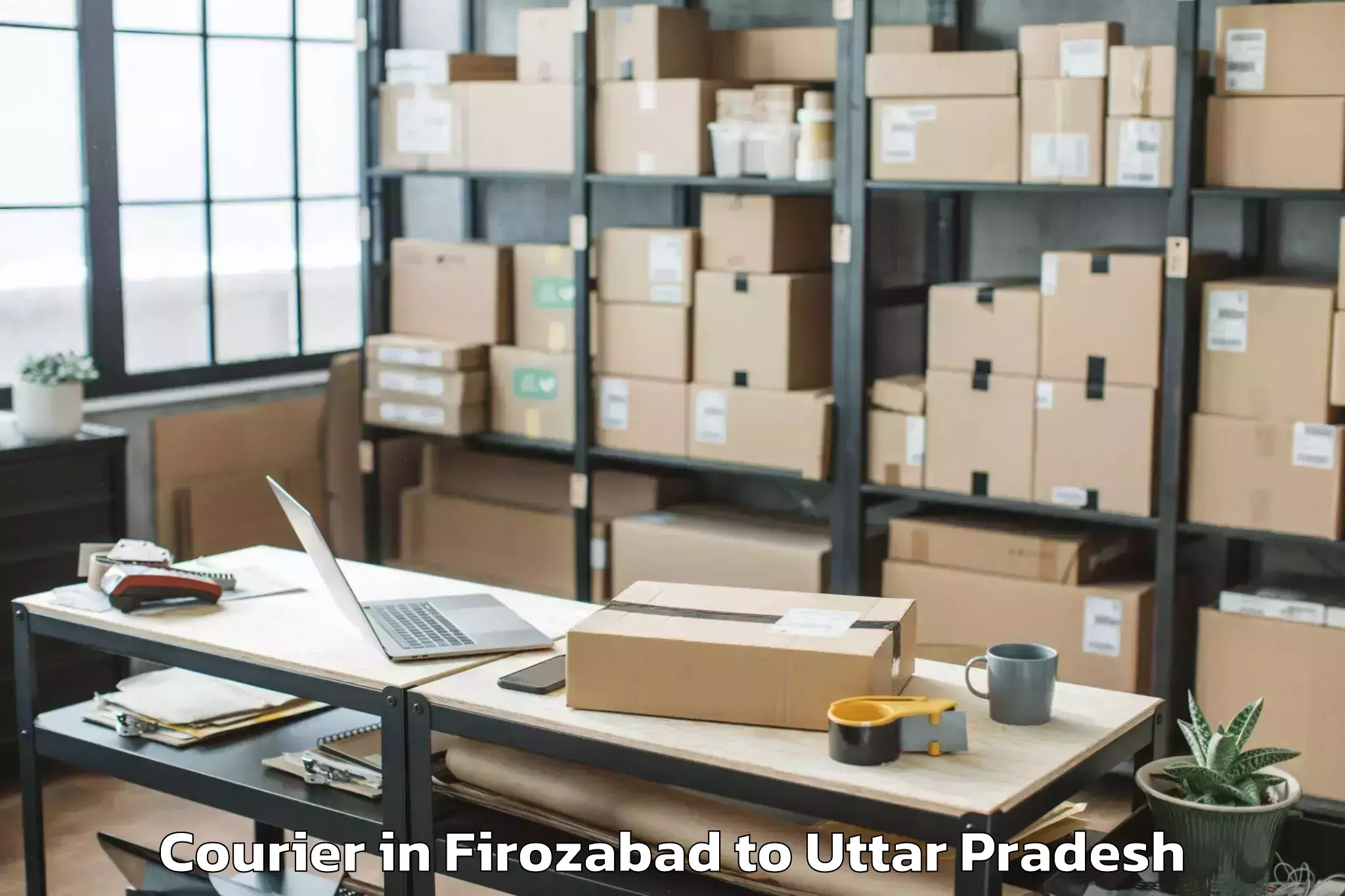 Quality Firozabad to Chandausi Courier